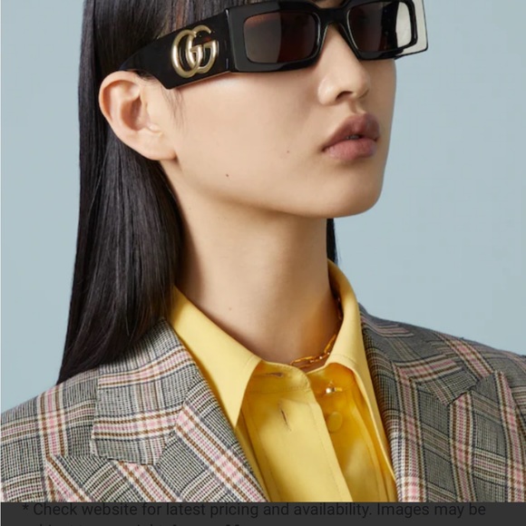 GUCCI GG0810S 001
RECTANGULAR BLACK GREY 53MM UNISEX SUNGLASSES
BRAND NEW - Picture 8 of 12